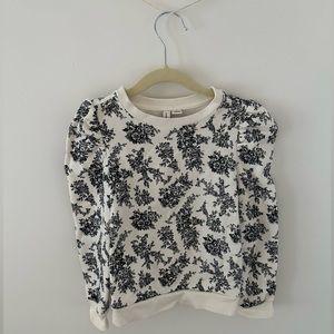 NWOT, Janie and Jack Girls Fleece Sweatshirt - Size 6